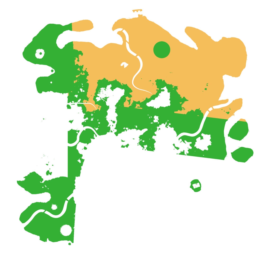 Biome Rust Map: Procedural Map, Size: 4250, Seed: 756704294