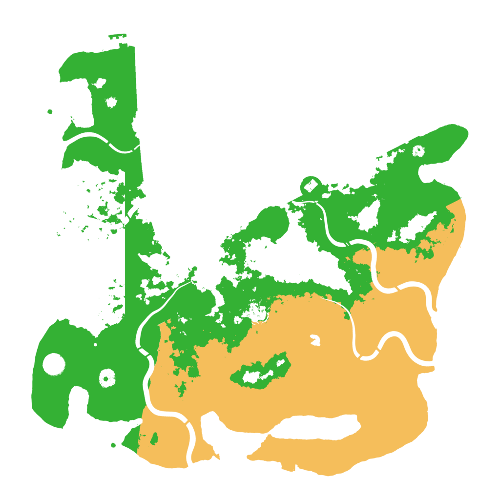 Biome Rust Map: Procedural Map, Size: 4250, Seed: 535536896