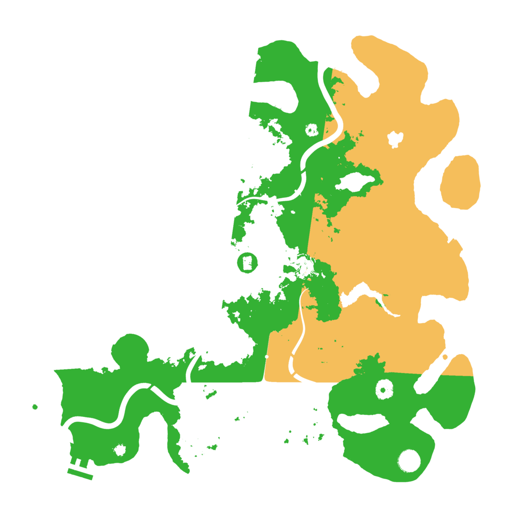 Biome Rust Map: Procedural Map, Size: 4000, Seed: 490966443