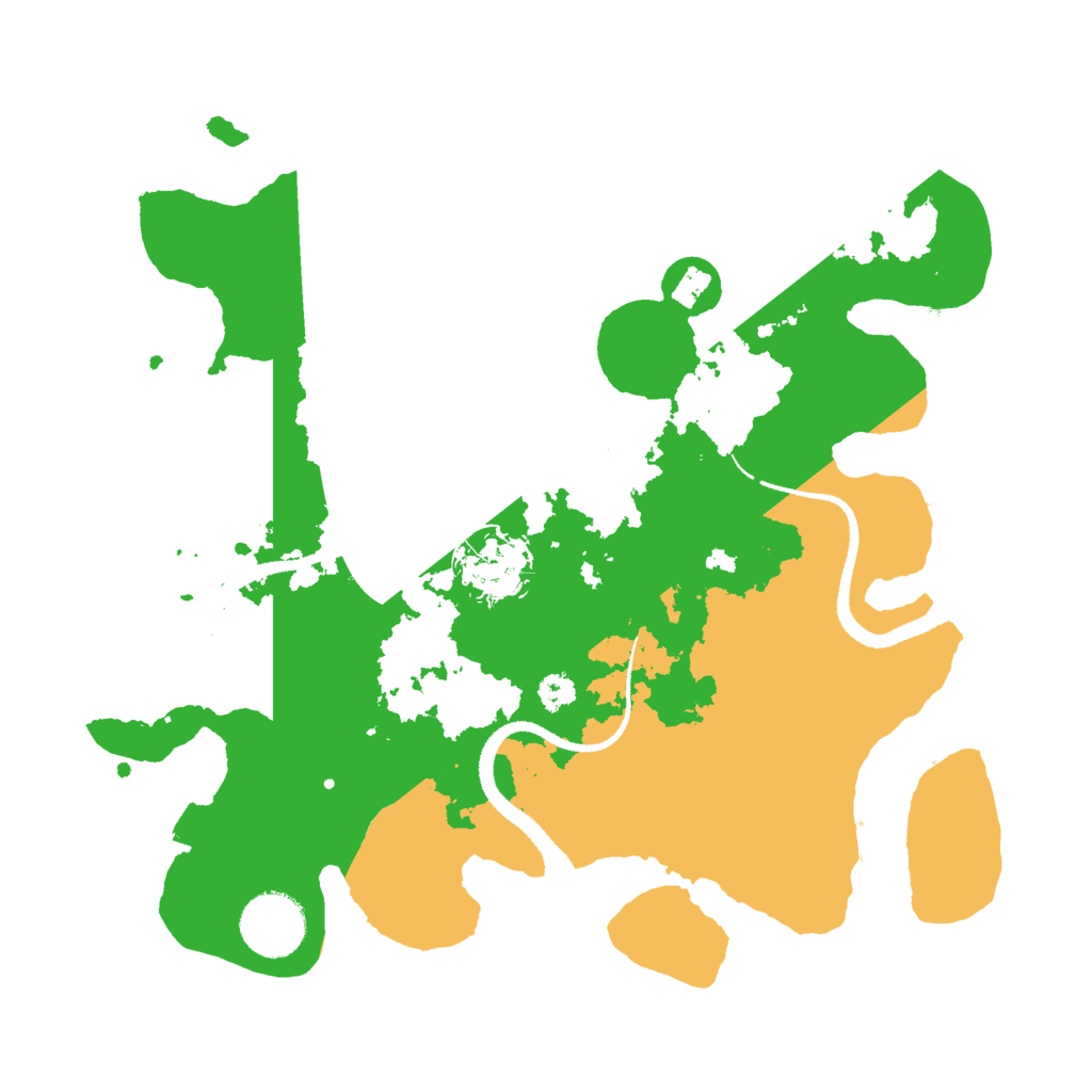 Biome Rust Map: Procedural Map, Size: 3000, Seed: 1960615247