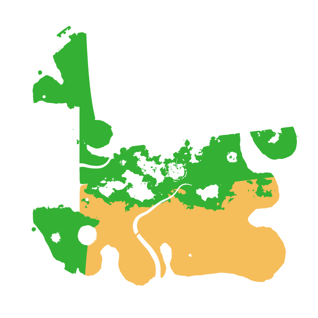Biome Rust Map: Procedural Map, Size: 3000, Seed: 1021328092