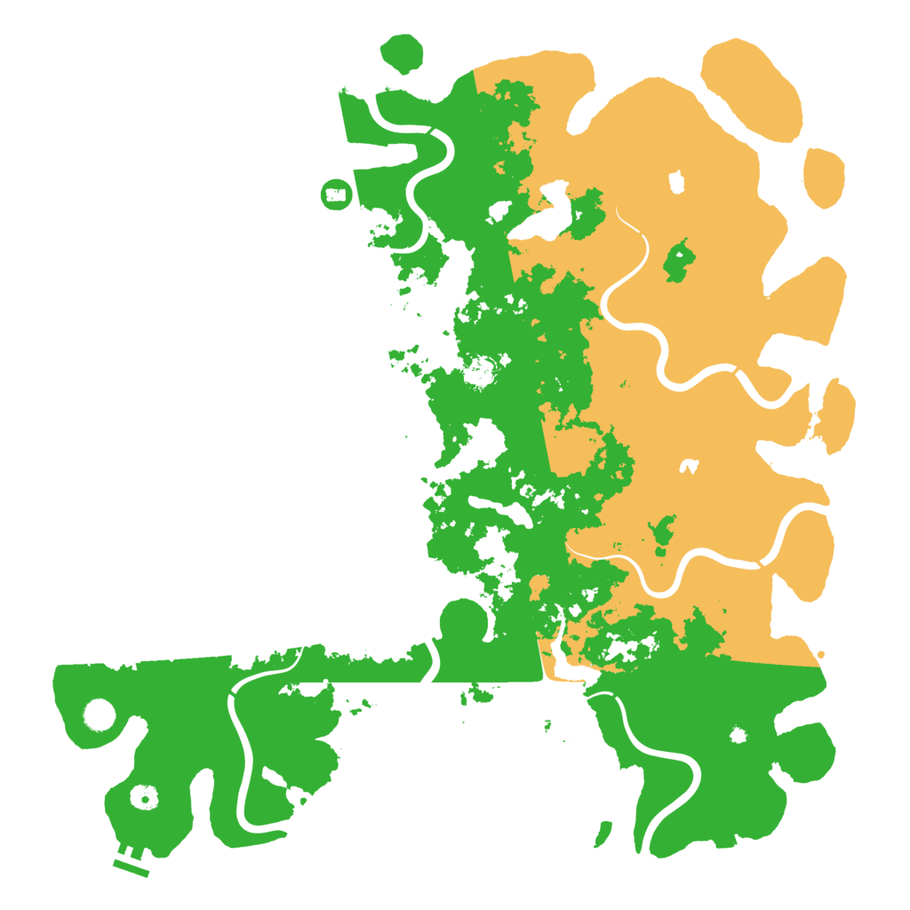 Biome Rust Map: Procedural Map, Size: 5000, Seed: 912563167