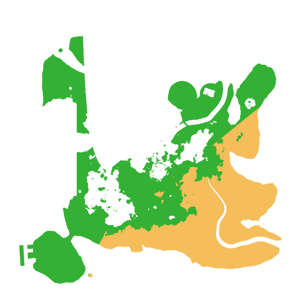 Biome Rust Map: Procedural Map, Size: 3000, Seed: 318179995