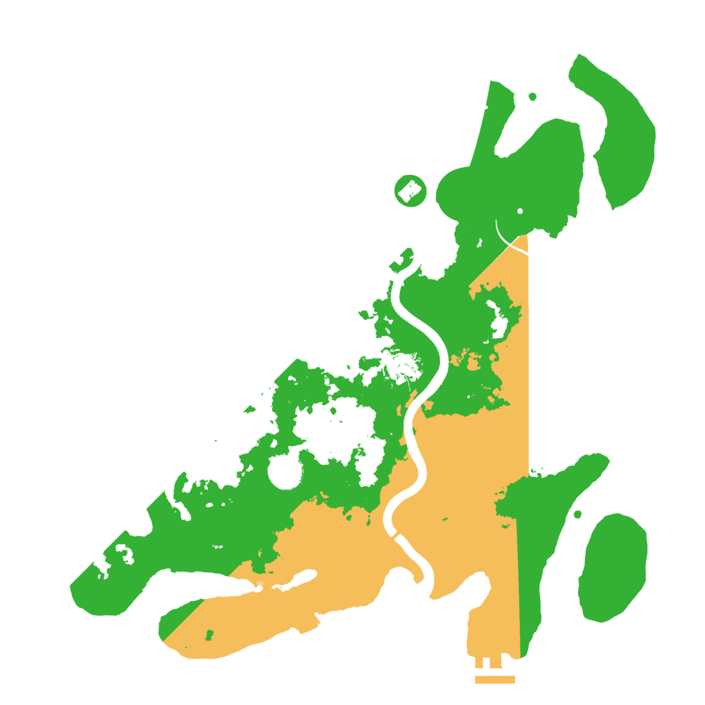 Biome Rust Map: Procedural Map, Size: 3560, Seed: 1050150599