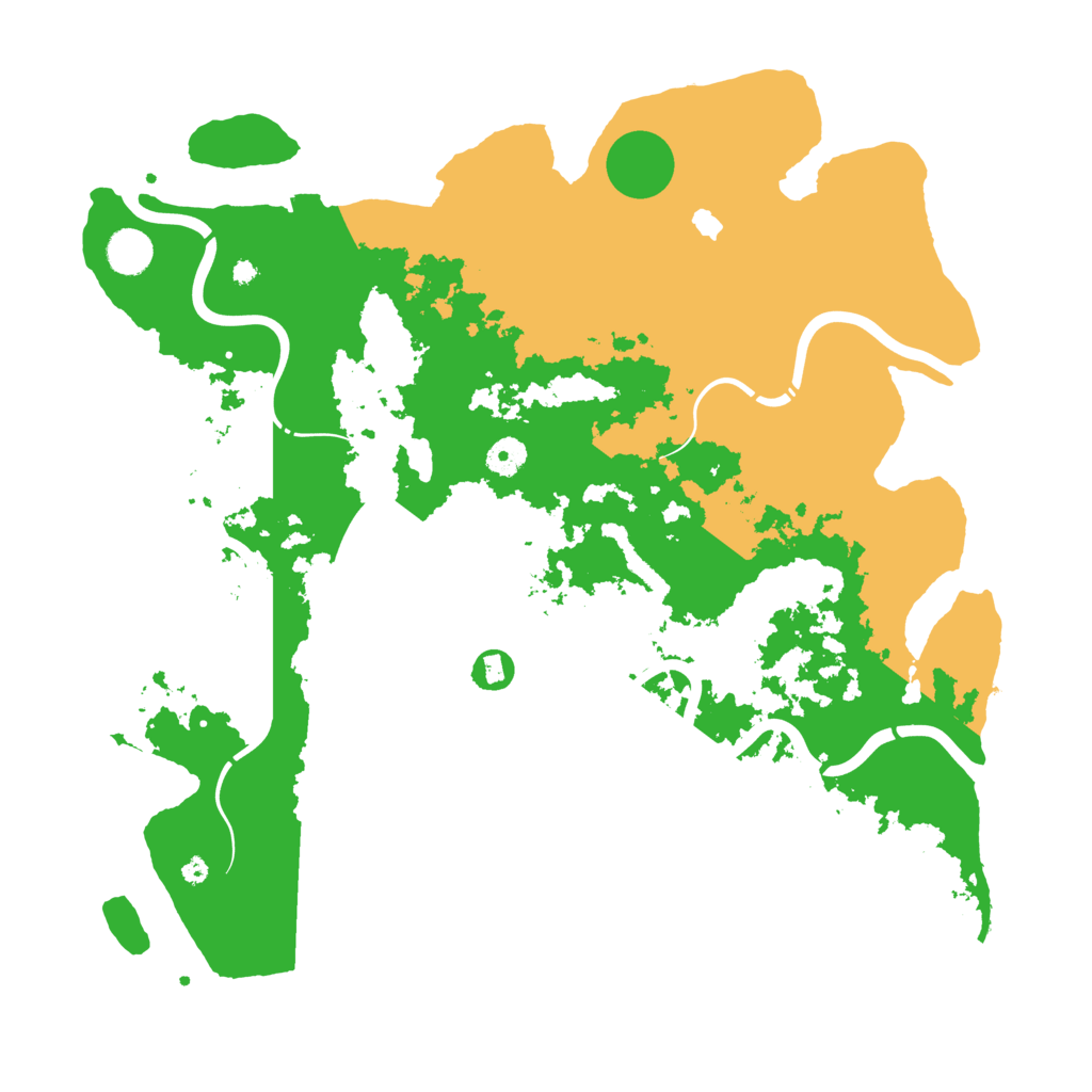 Biome Rust Map: Procedural Map, Size: 4250, Seed: 40626