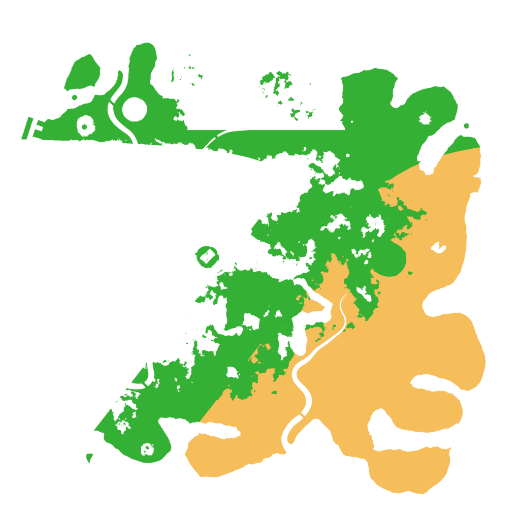 Biome Rust Map: Procedural Map, Size: 4001, Seed: 2142959860