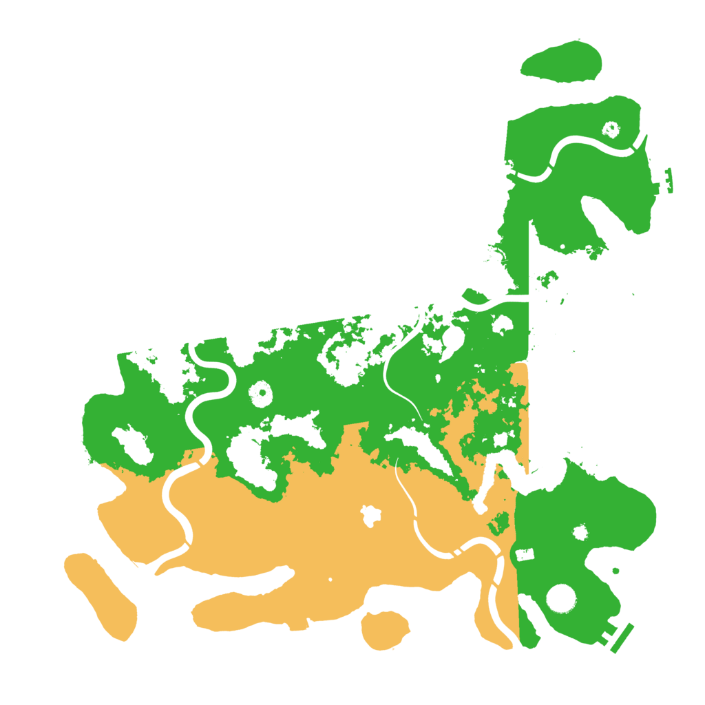 Biome Rust Map: Procedural Map, Size: 4250, Seed: 1811218486