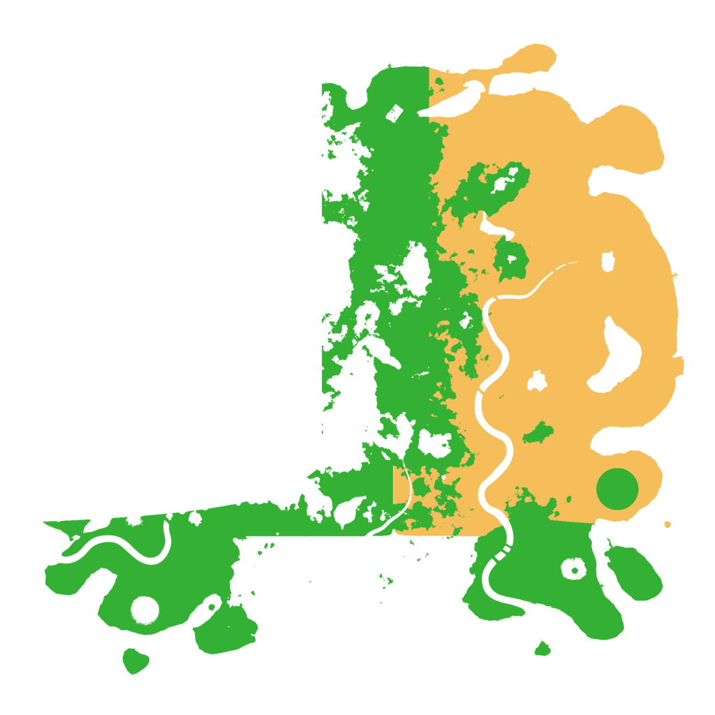 Biome Rust Map: Procedural Map, Size: 4500, Seed: 2113982830