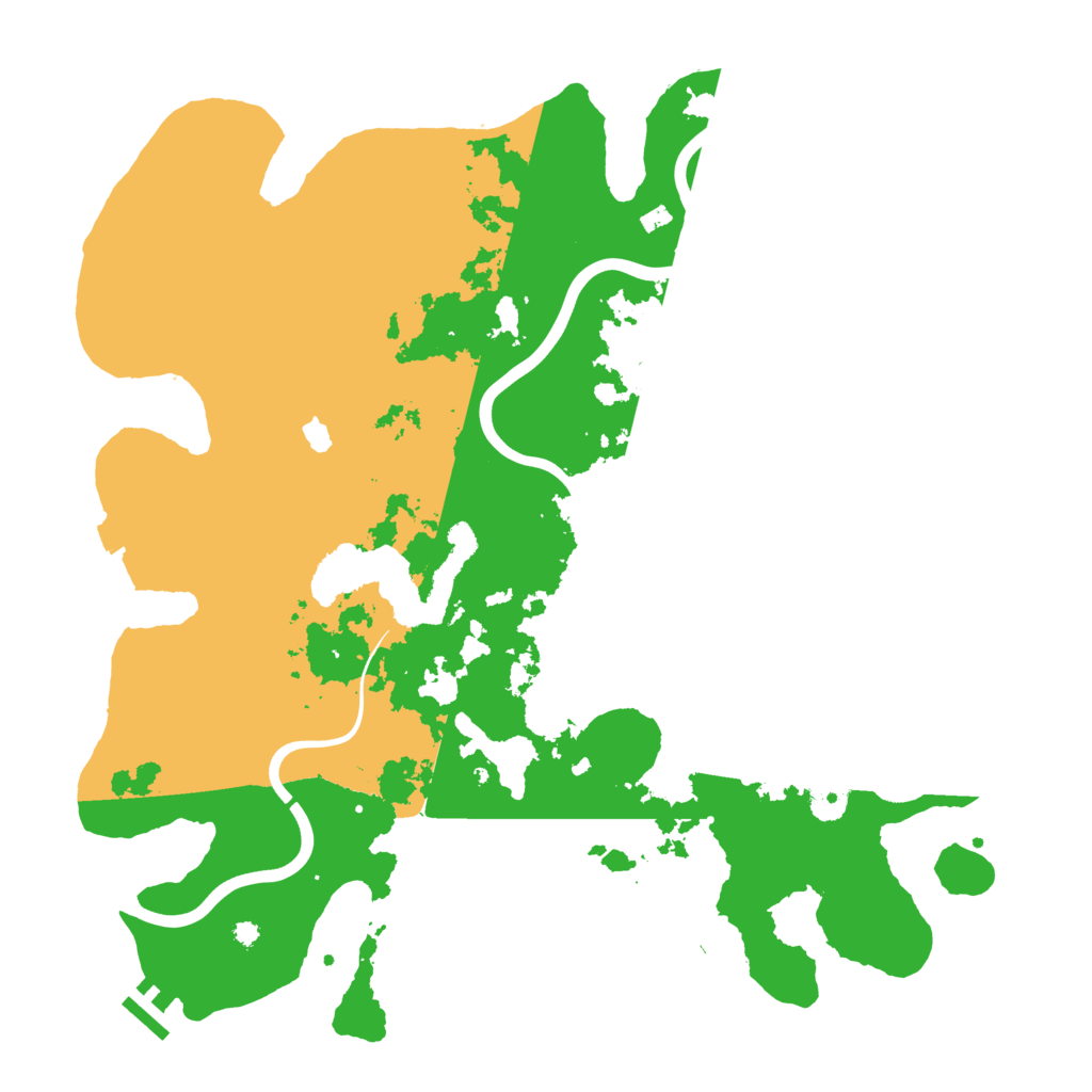 Biome Rust Map: Procedural Map, Size: 4000, Seed: 164058172