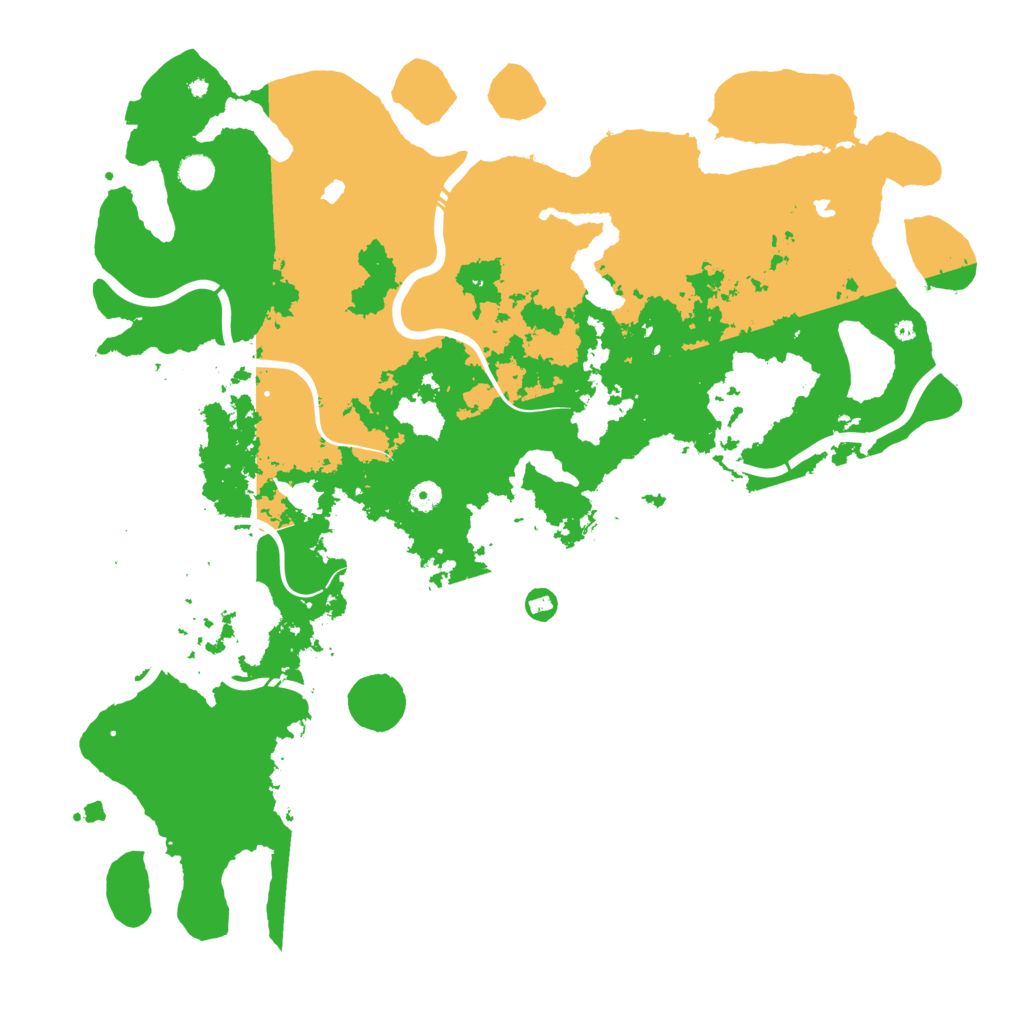 Biome Rust Map: Procedural Map, Size: 5000, Seed: 22134