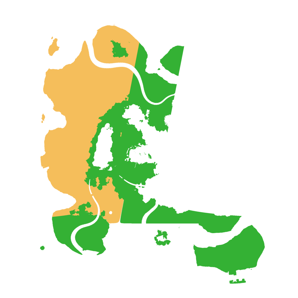 Biome Rust Map: Procedural Map, Size: 2800, Seed: 1586562581