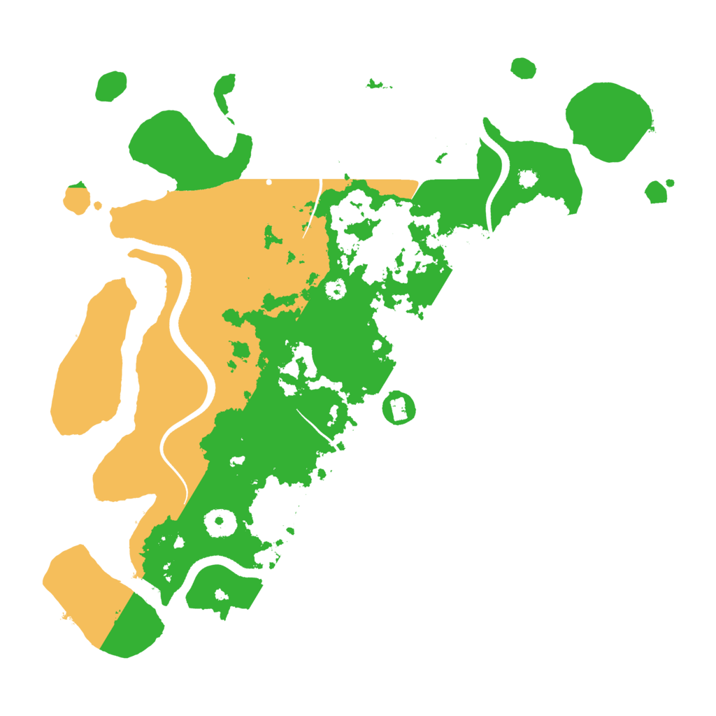 Biome Rust Map: Procedural Map, Size: 3500, Seed: 855660294
