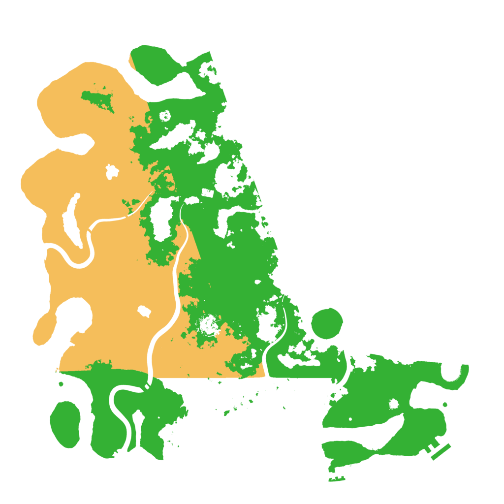 Biome Rust Map: Procedural Map, Size: 4500, Seed: 924579518