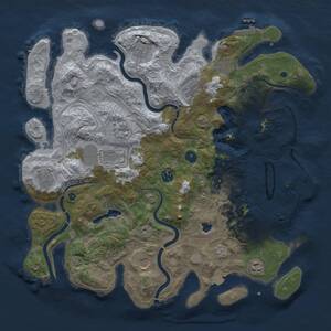 Thumbnail Rust Map: Procedural Map, Size: 4250, Seed: 2145600322, 17 Monuments