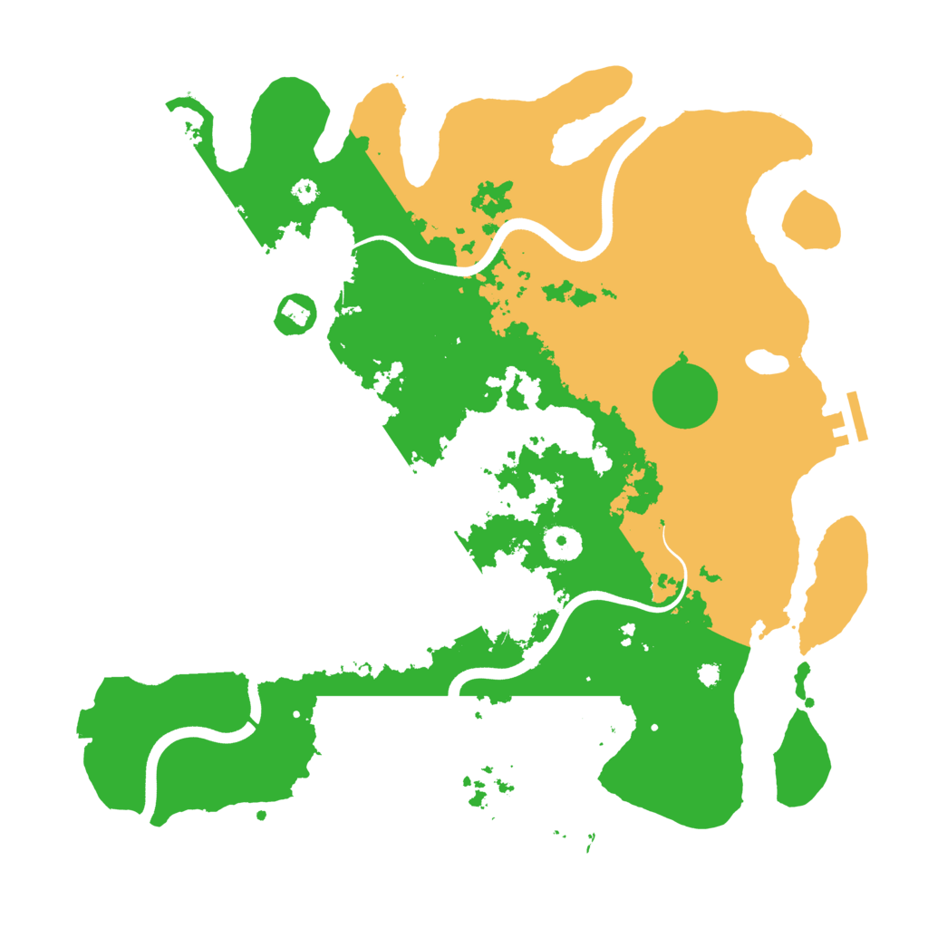 Biome Rust Map: Procedural Map, Size: 3750, Seed: 1078555972