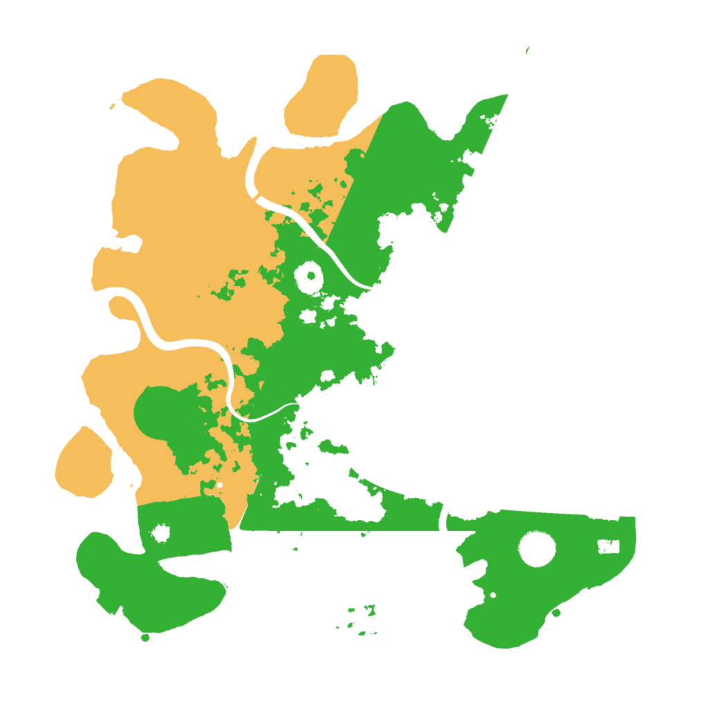 Biome Rust Map: Procedural Map, Size: 3500, Seed: 37149