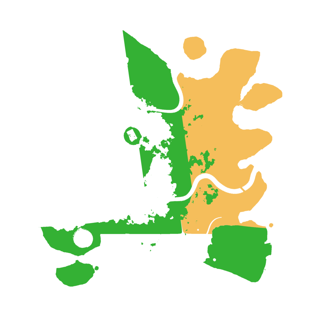 Biome Rust Map: Procedural Map, Size: 3000, Seed: 72174781
