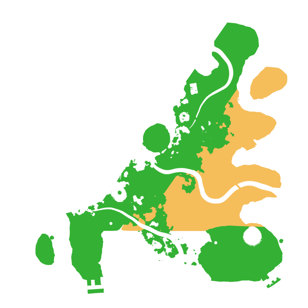 Biome Rust Map: Procedural Map, Size: 3000, Seed: 71051795