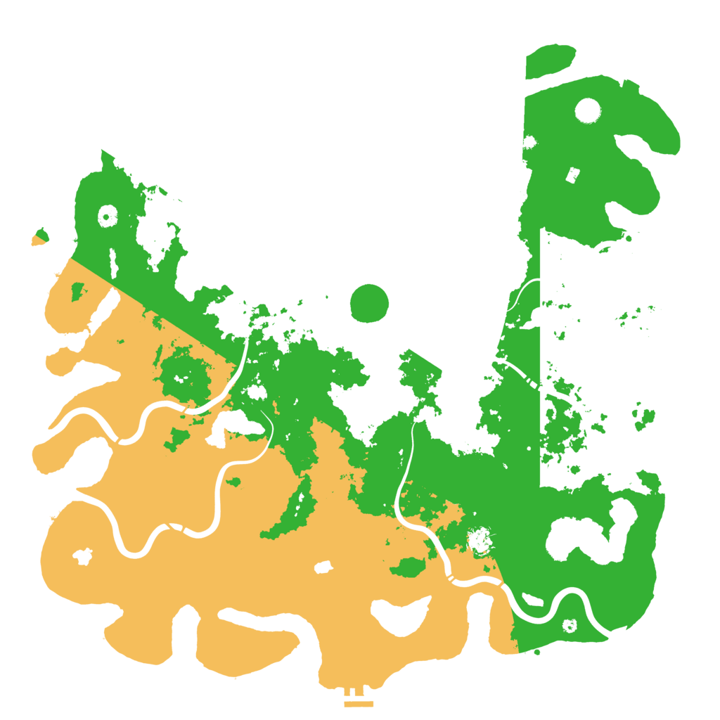 Biome Rust Map: Procedural Map, Size: 5000, Seed: 1815043263