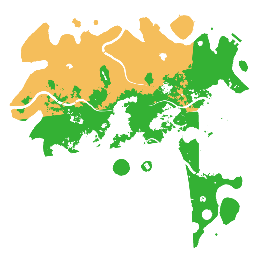 Biome Rust Map: Procedural Map, Size: 4500, Seed: 1456960563