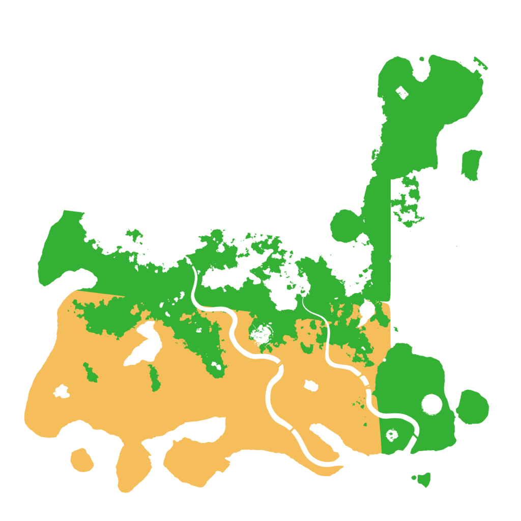 Biome Rust Map: Procedural Map, Size: 4500, Seed: 121212