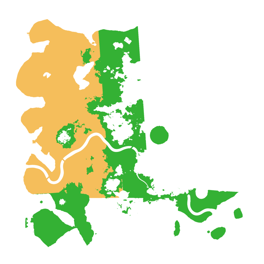 Biome Rust Map: Procedural Map, Size: 4000, Seed: 39989660