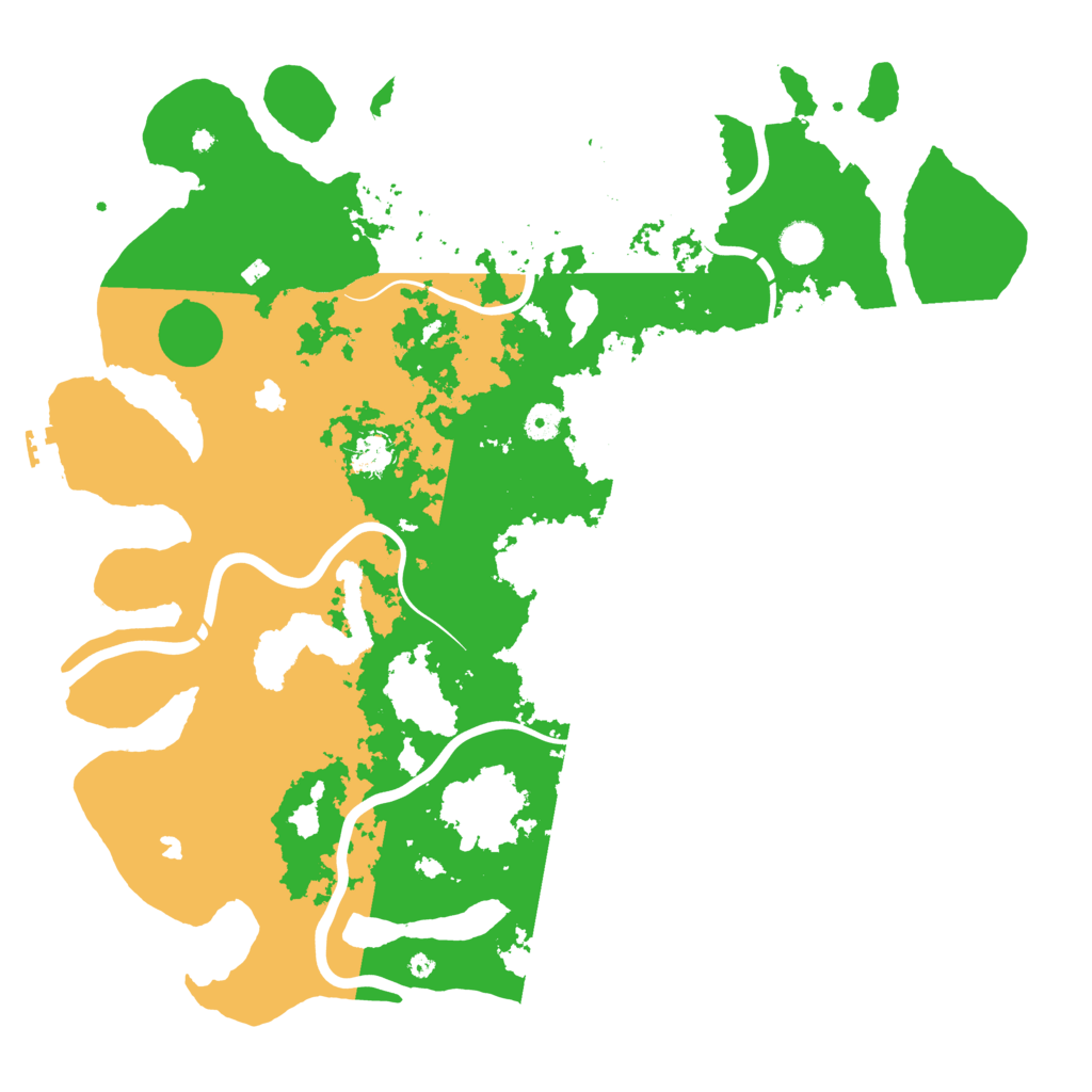 Biome Rust Map: Procedural Map, Size: 4500, Seed: 629951475
