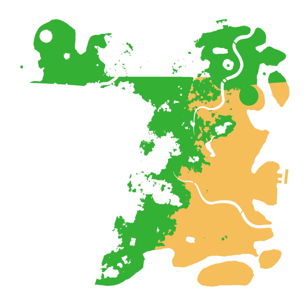 Biome Rust Map: Procedural Map, Size: 4250, Seed: 66353