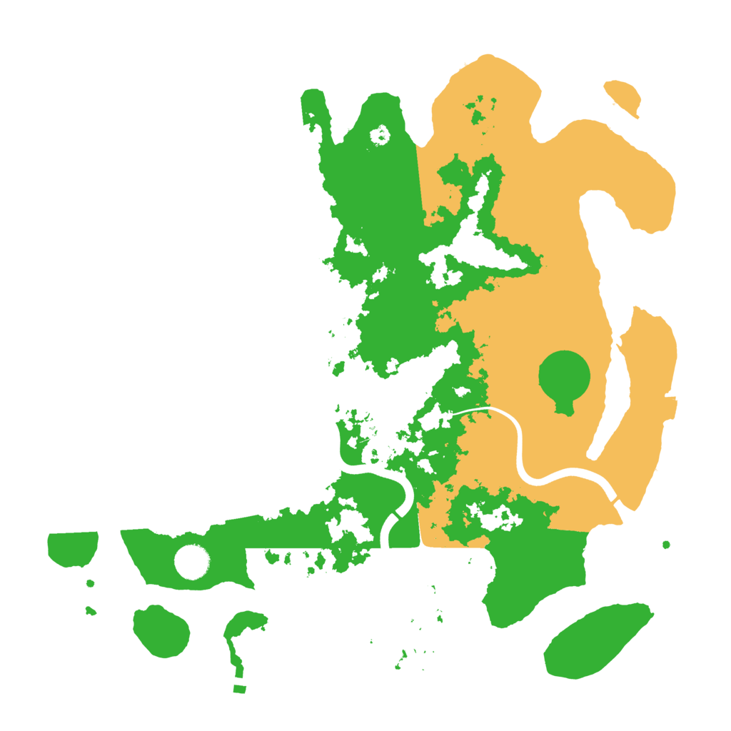 Biome Rust Map: Procedural Map, Size: 3750, Seed: 674331618