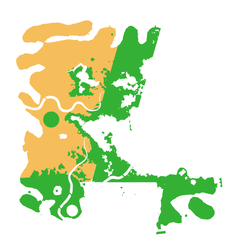 Biome Rust Map: Procedural Map, Size: 4000, Seed: 5524234