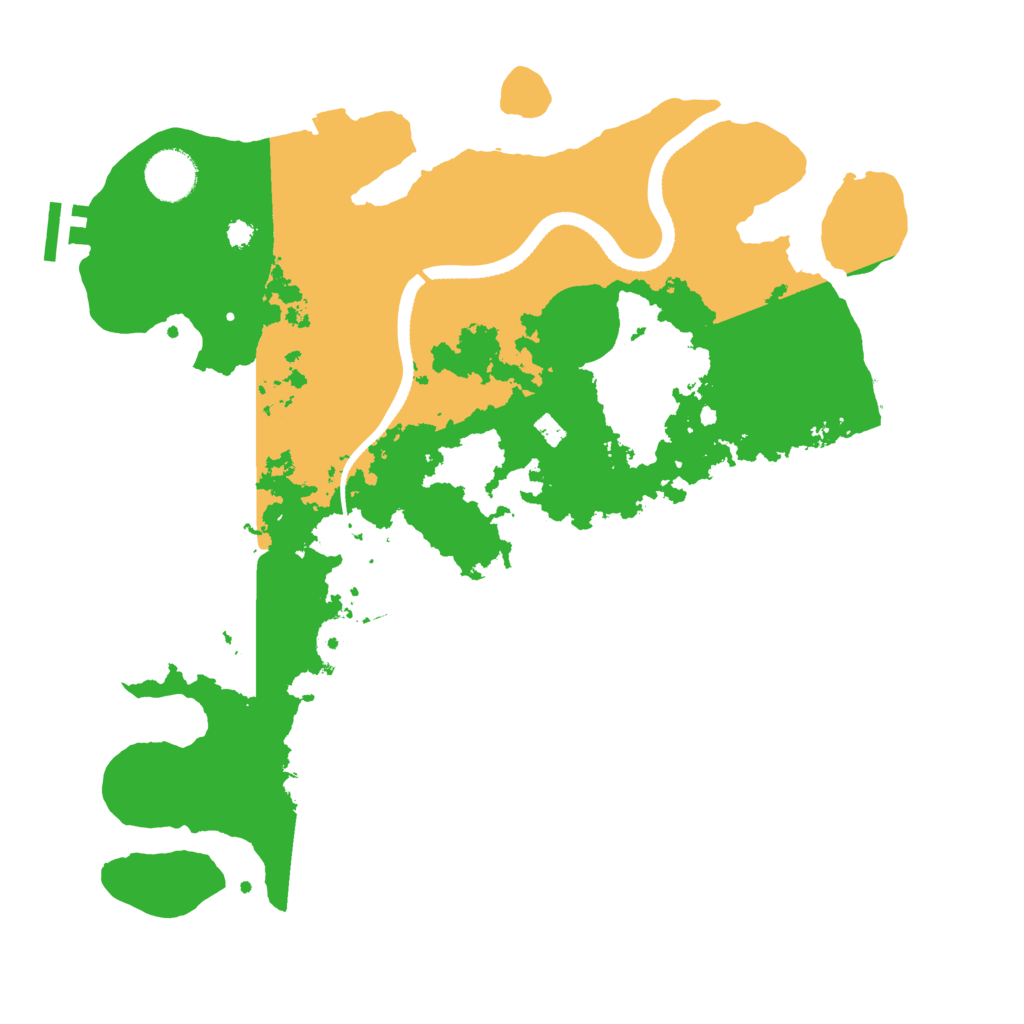 Biome Rust Map: Procedural Map, Size: 3500, Seed: 798896087