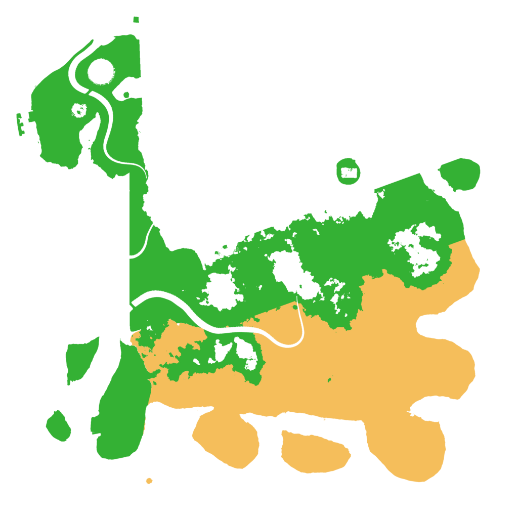 Biome Rust Map: Procedural Map, Size: 3500, Seed: 1811413211