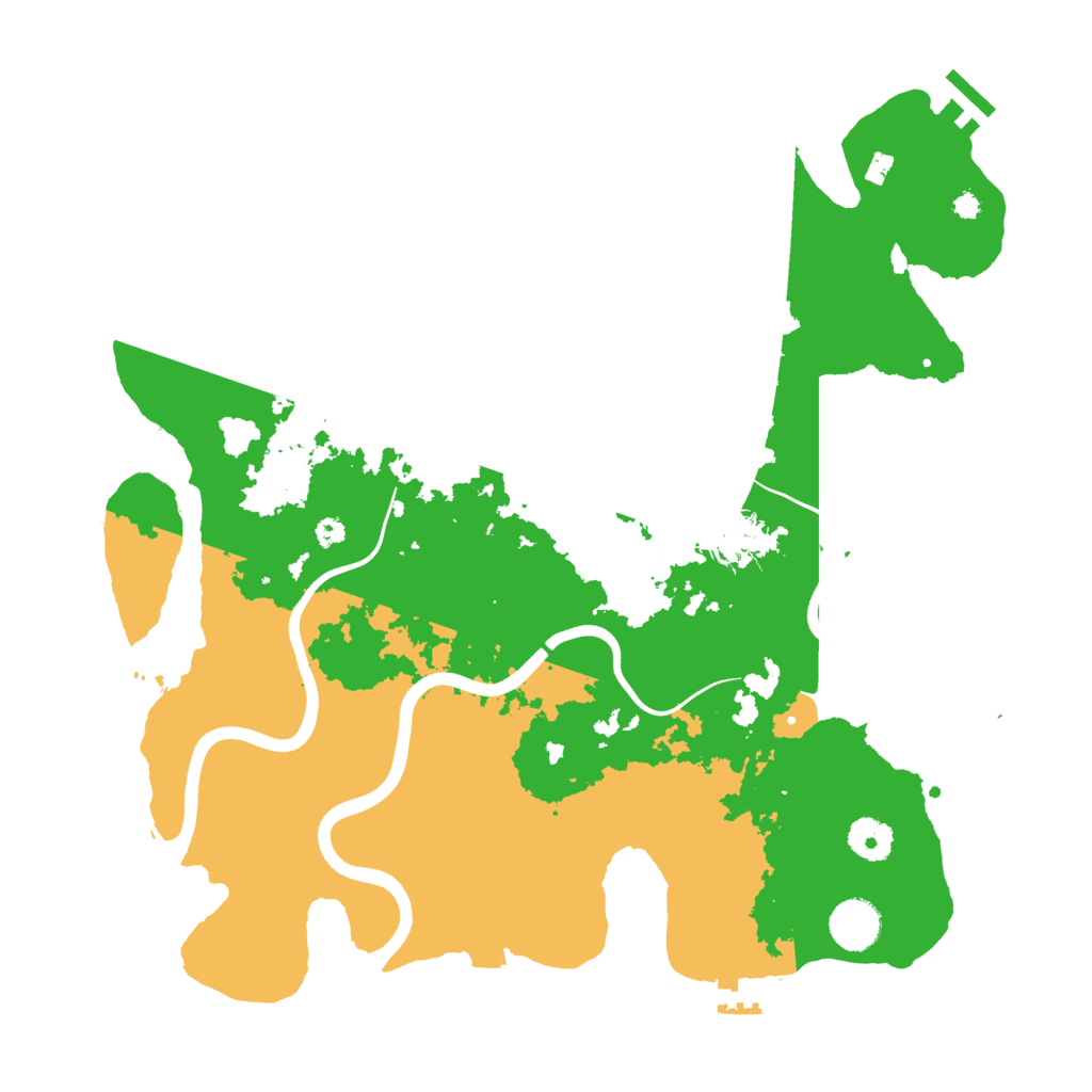 Biome Rust Map: Procedural Map, Size: 3750, Seed: 360447153