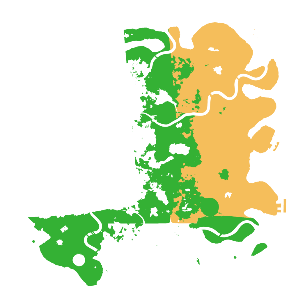 Biome Rust Map: Procedural Map, Size: 4500, Seed: 48049764