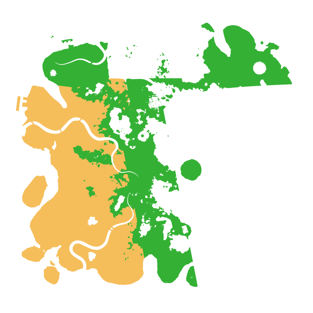 Biome Rust Map: Procedural Map, Size: 4300, Seed: 653151166