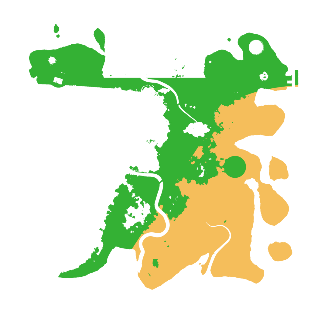 Biome Rust Map: Procedural Map, Size: 3750, Seed: 1780595552