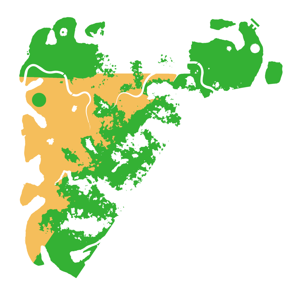 Biome Rust Map: Procedural Map, Size: 5500, Seed: 2009666293