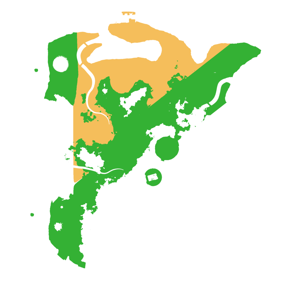 Biome Rust Map: Procedural Map, Size: 3300, Seed: 1924671745