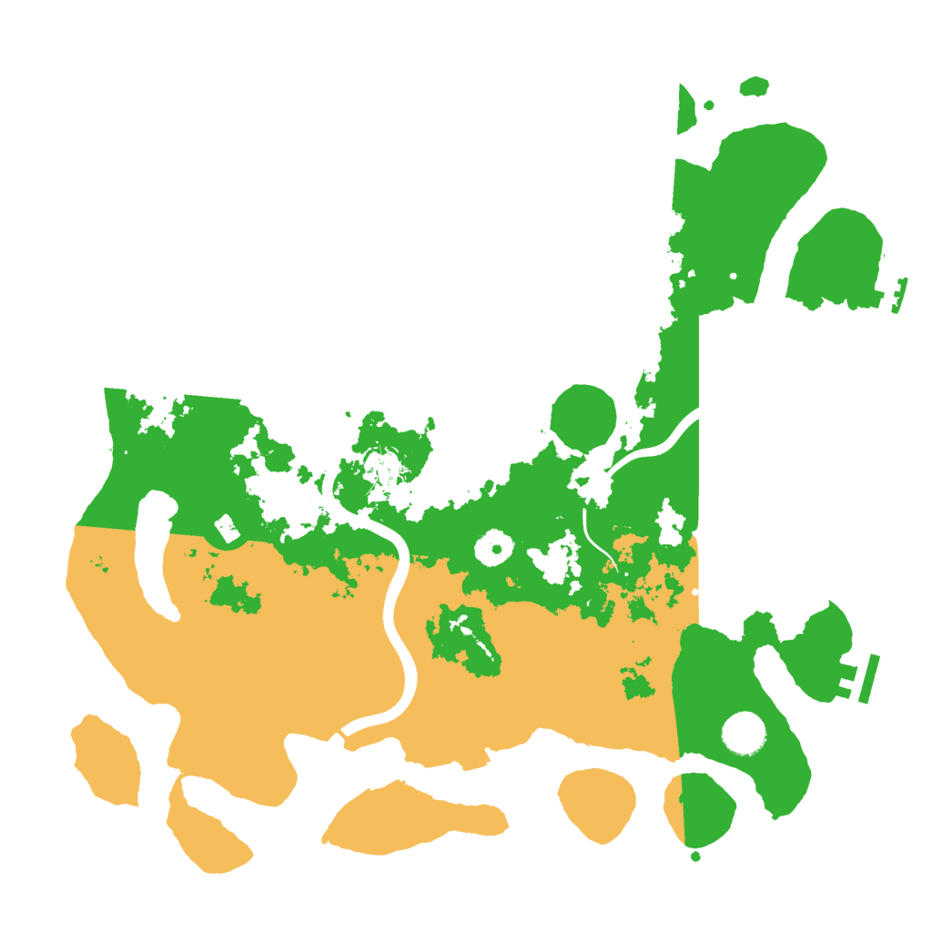 Biome Rust Map: Procedural Map, Size: 3800, Seed: 997962054