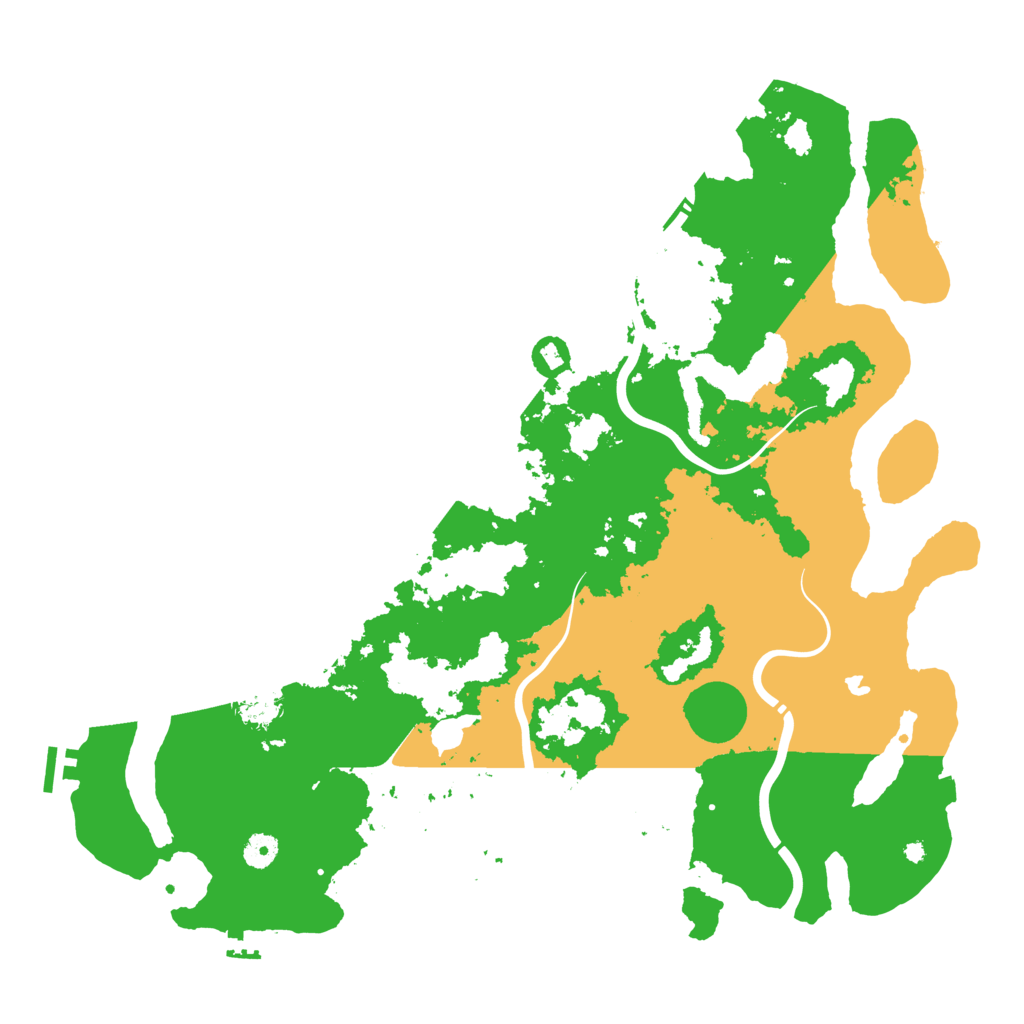 Biome Rust Map: Procedural Map, Size: 4500, Seed: 2022514779