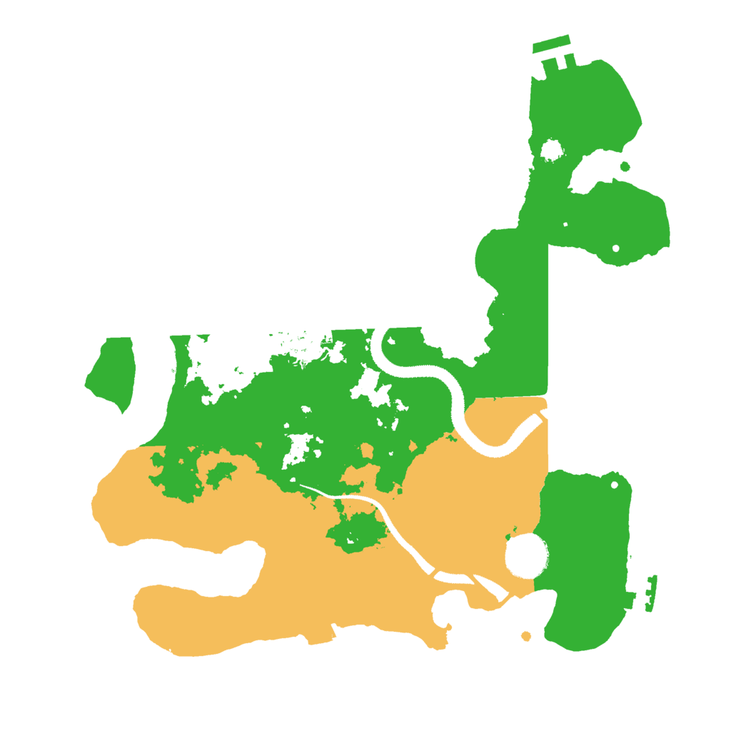 Biome Rust Map: Procedural Map, Size: 3000, Seed: 1031818831