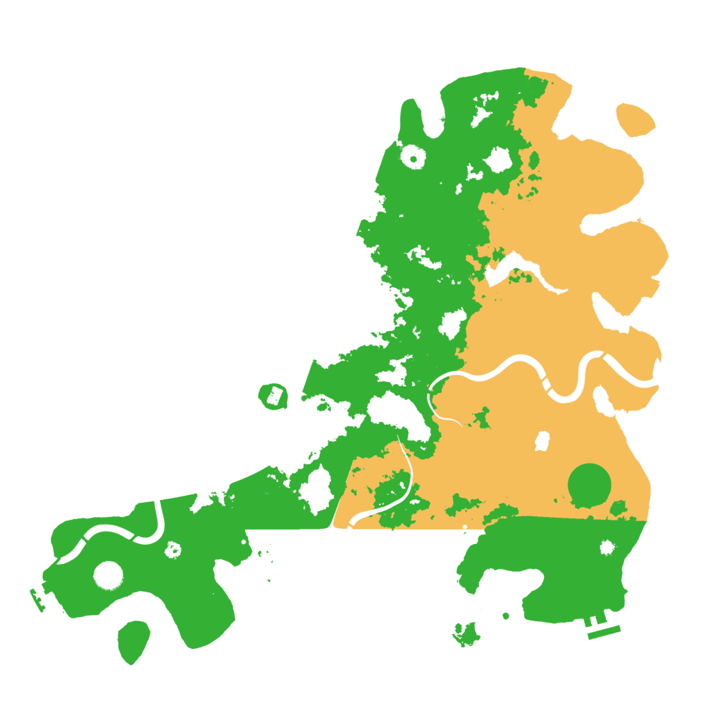 Biome Rust Map: Procedural Map, Size: 4300, Seed: 1055823830