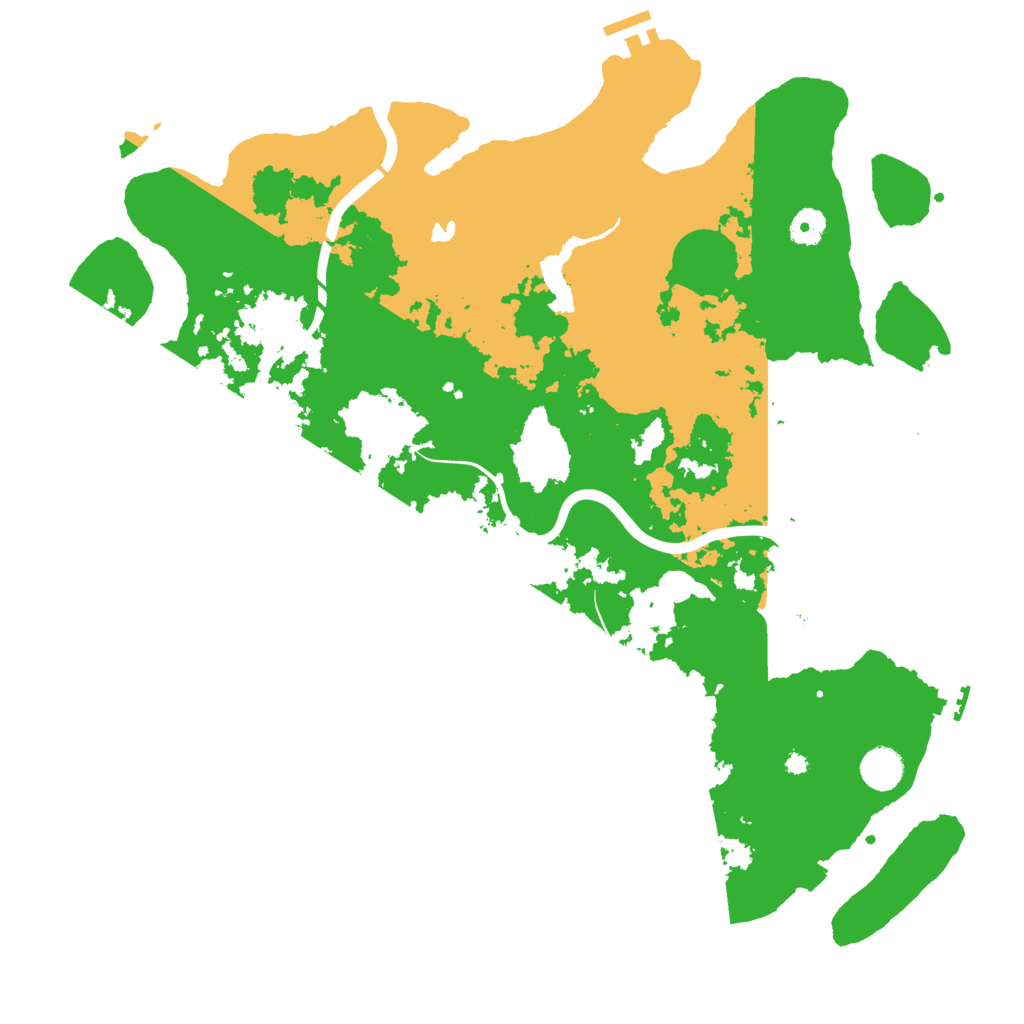 Biome Rust Map: Procedural Map, Size: 4250, Seed: 210190