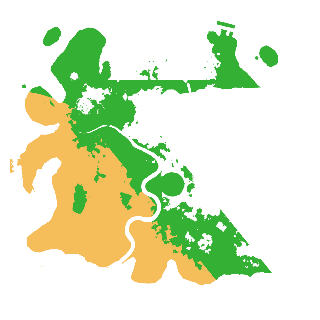 Biome Rust Map: Procedural Map, Size: 3500, Seed: 1711372733