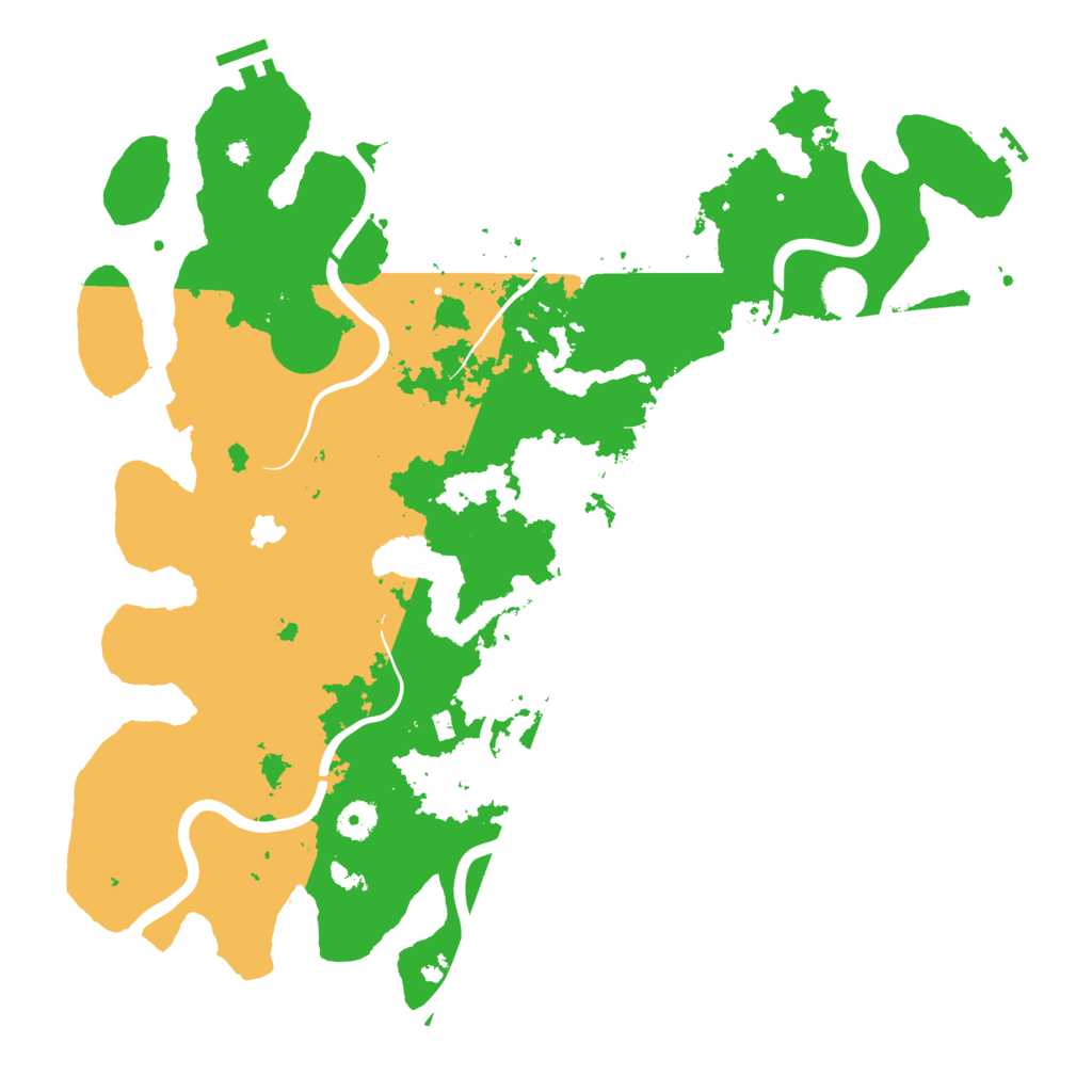 Biome Rust Map: Procedural Map, Size: 4200, Seed: 654702370