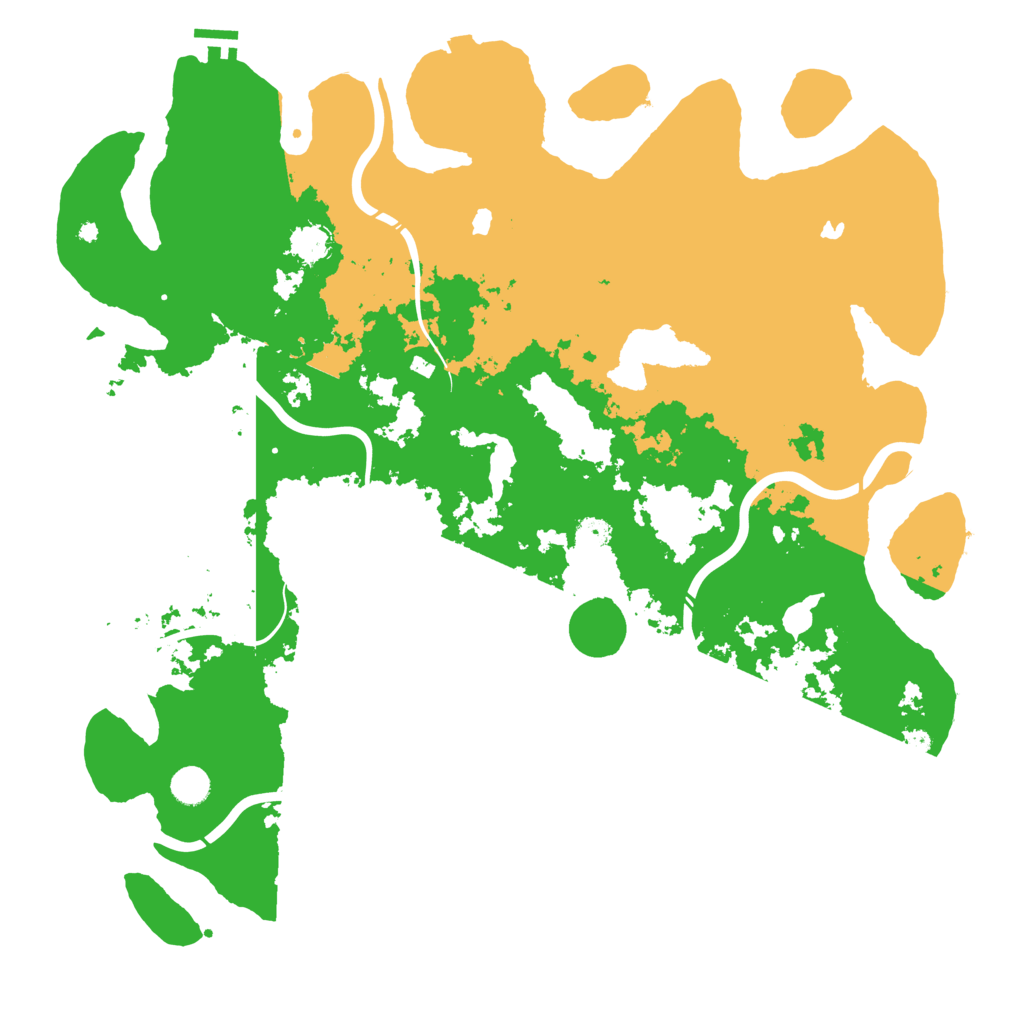 Biome Rust Map: Procedural Map, Size: 4700, Seed: 75812009
