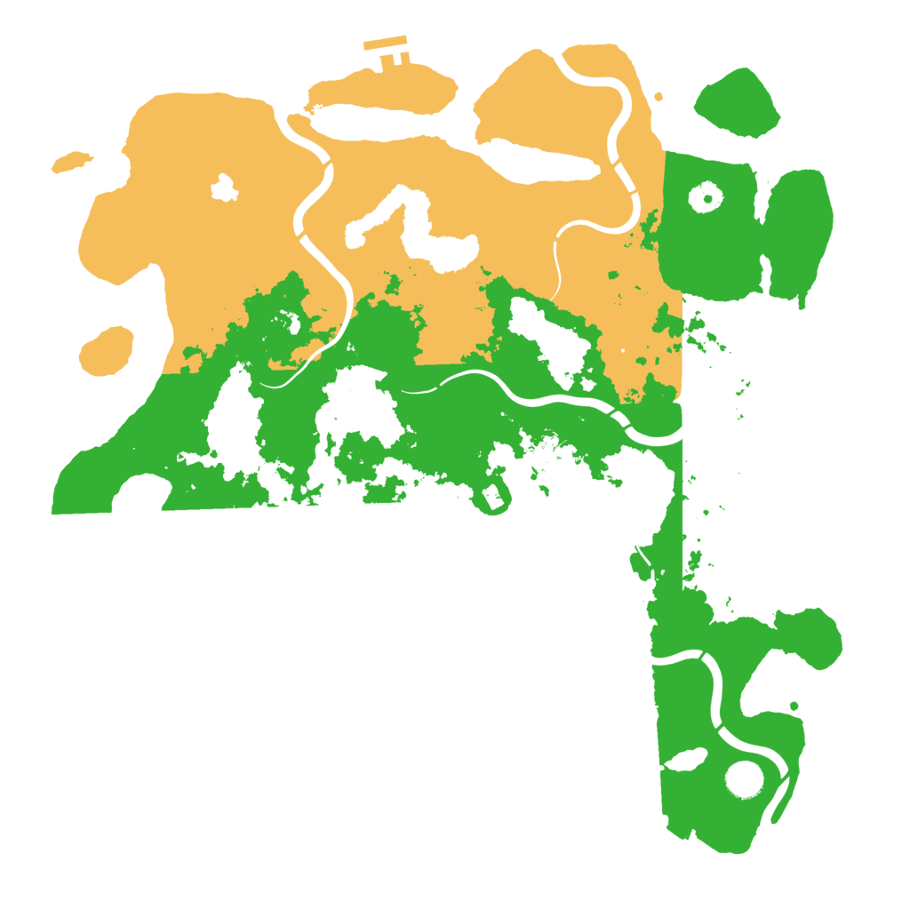 Biome Rust Map: Procedural Map, Size: 4250, Seed: 532676582