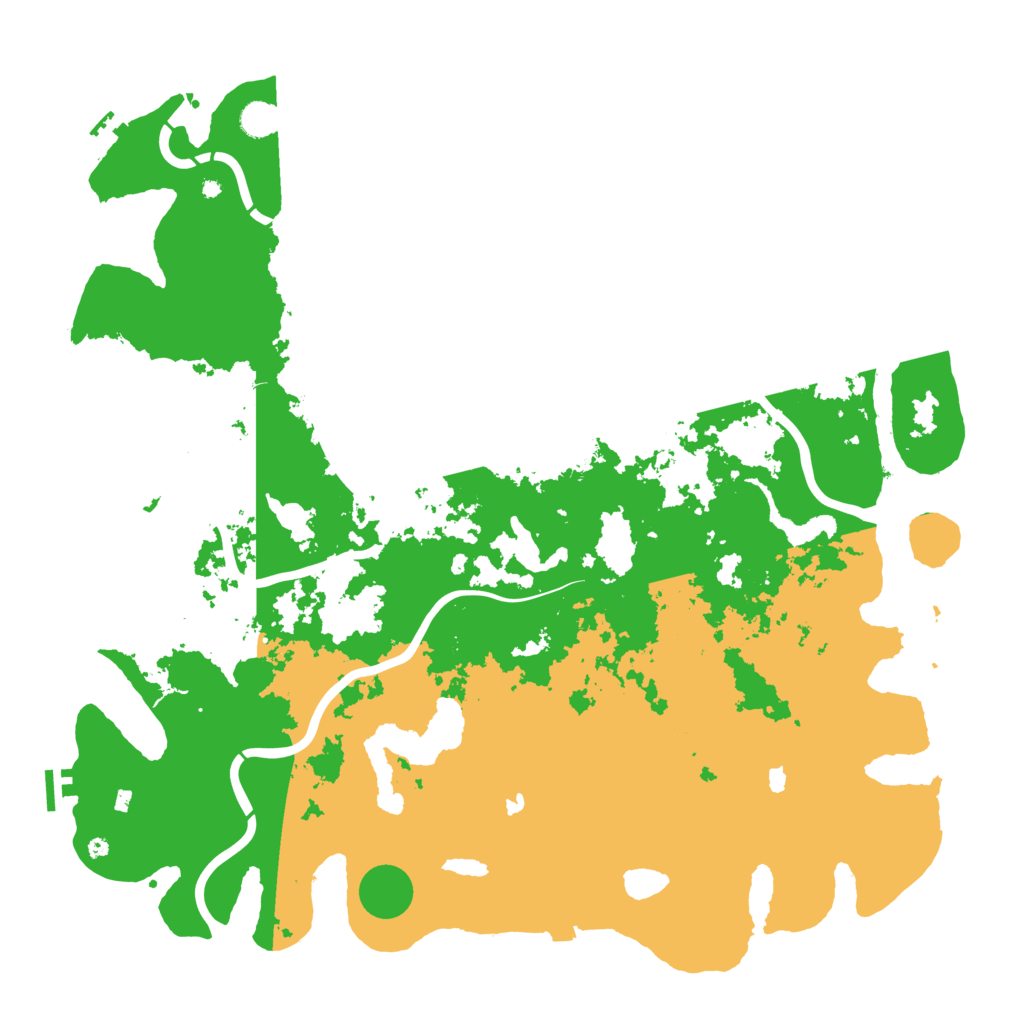 Biome Rust Map: Procedural Map, Size: 5000, Seed: 401466115