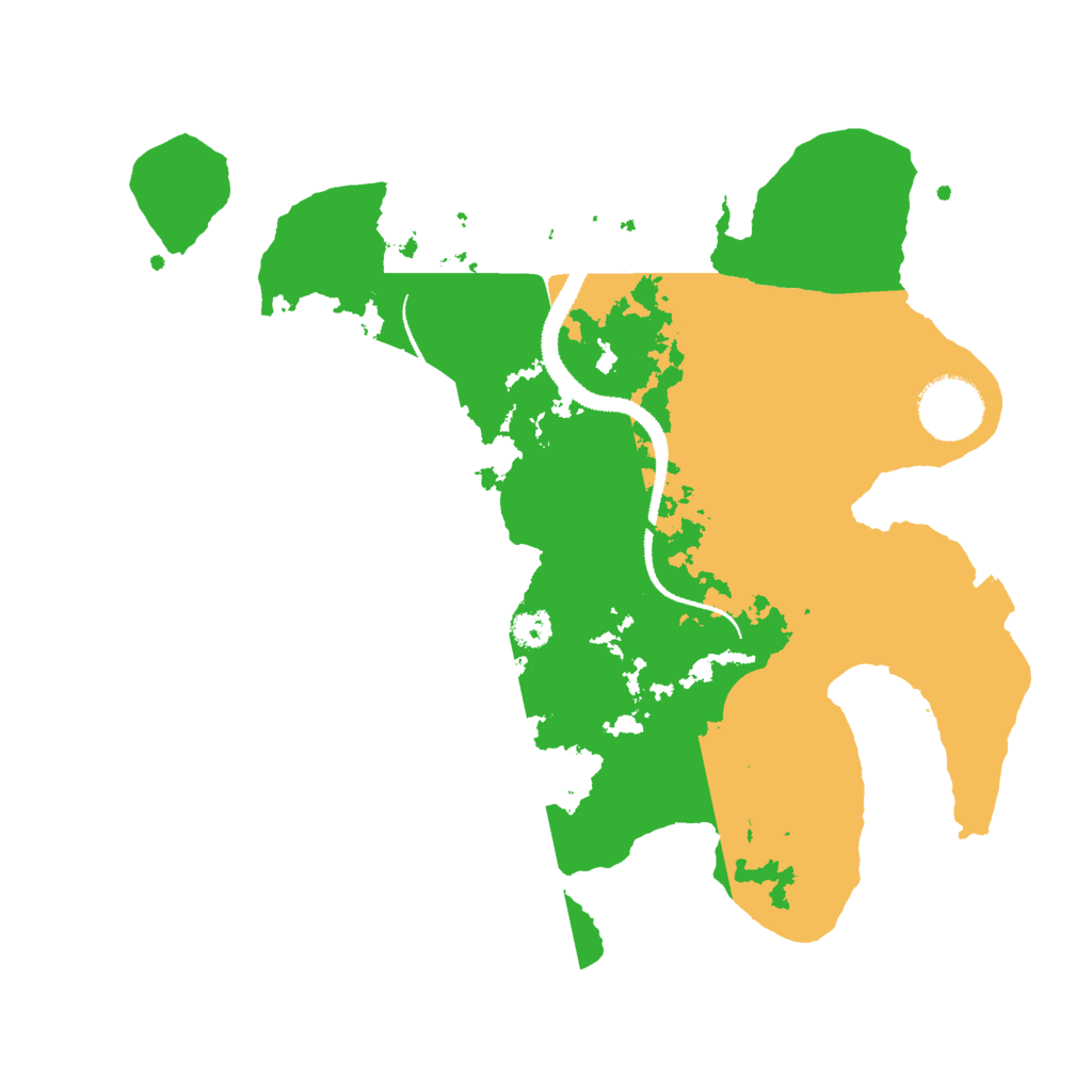 Biome Rust Map: Procedural Map, Size: 3000, Seed: 1292410216