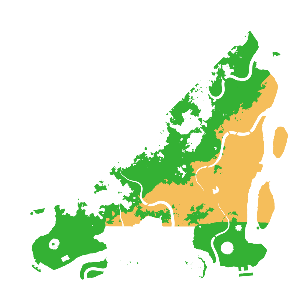 Biome Rust Map: Procedural Map, Size: 4250, Seed: 58165812